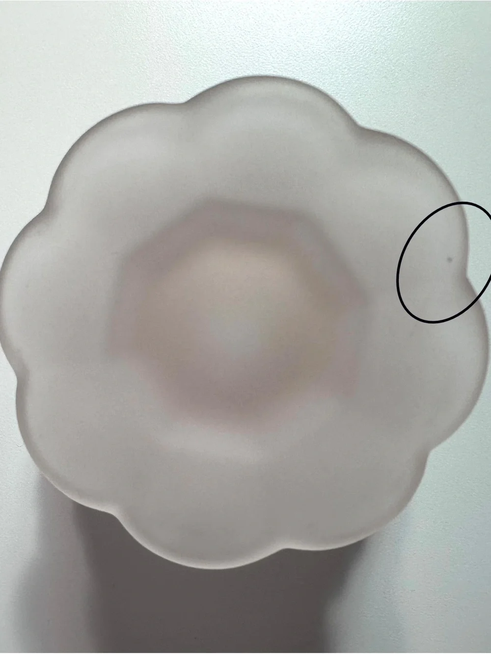 Vintage Blush Pink (frosted) Diamond Point pattern Glass Fairy Lamps - Set of 2